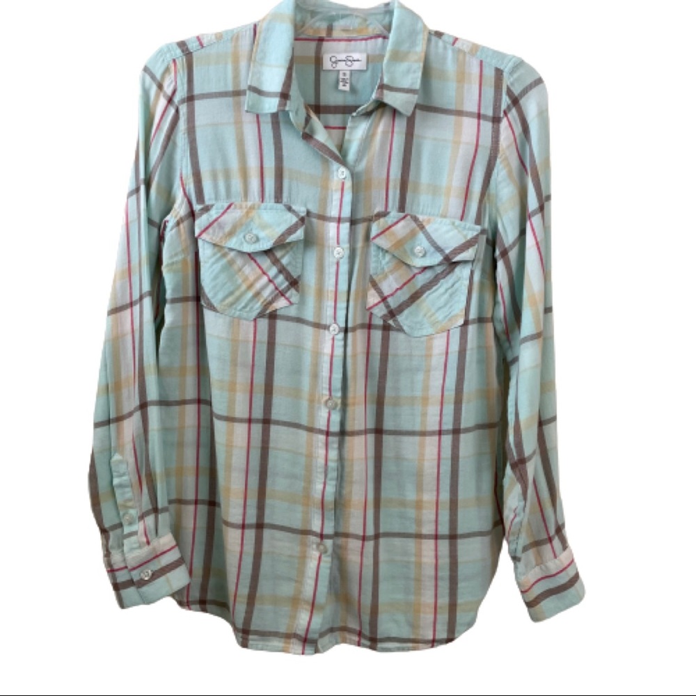 Jessica Simpson Women’s Stripe Flannel Shirt - S